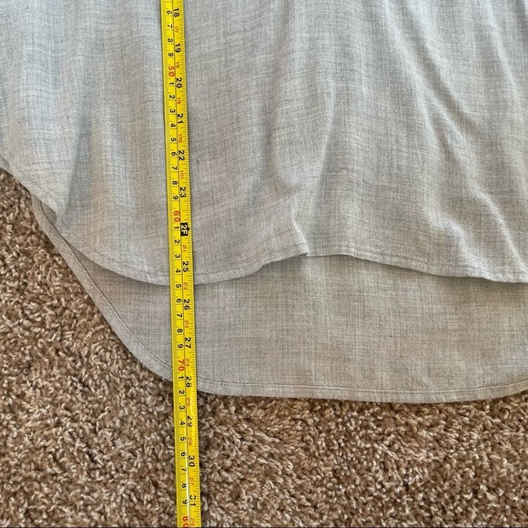 Anthropologie Cloth & Stone Classic Grey Button Down Shirt - Picture 5 of 9